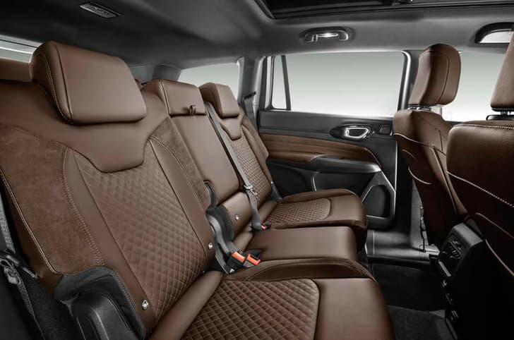 Jeep Meridian Second Row Seats